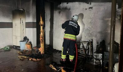 Ordu’da cami lojmanında yangın
