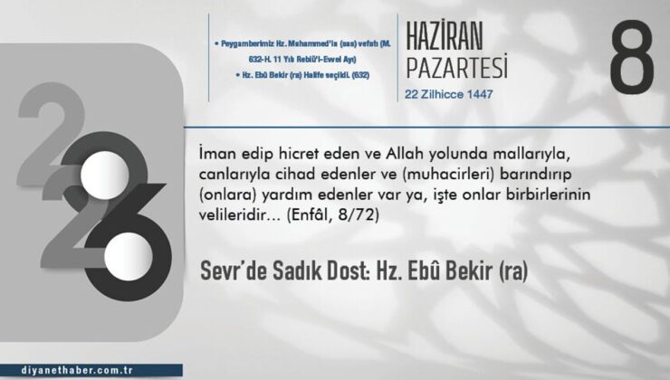 Sevr’de Sadık Dost: Hz. Ebû Bekir (ra)