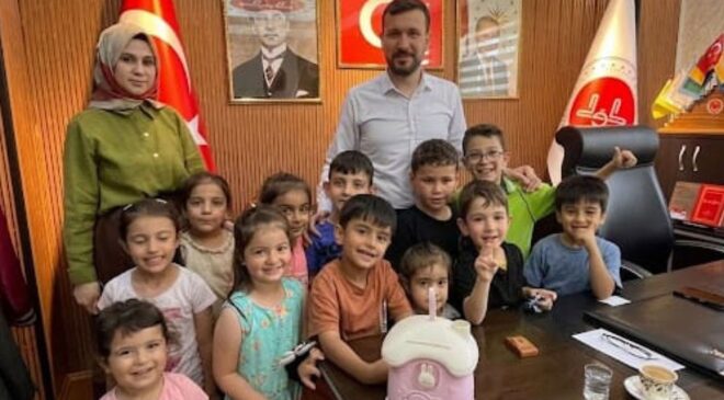 Yazıhan’da minikler, Filistinli kardeşlerini unutmadı